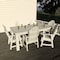Highwood Usa Hamilton 7pc Rectangular Outdoor Patio Furniture Dining Set 84 x 42 AD-ST7HM1CO5AA-WHE - alternate 2